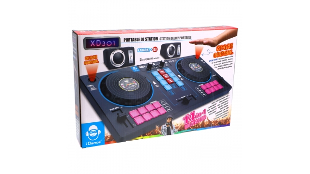 IDance XD 301 DJ Mixer Pro met 2 Speakers