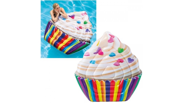 Intex Cupcake Luchtbed 142x135cm