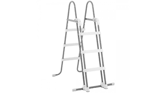 Intex 28075 Zwembadladder Zilver/Wit 91-107 cm