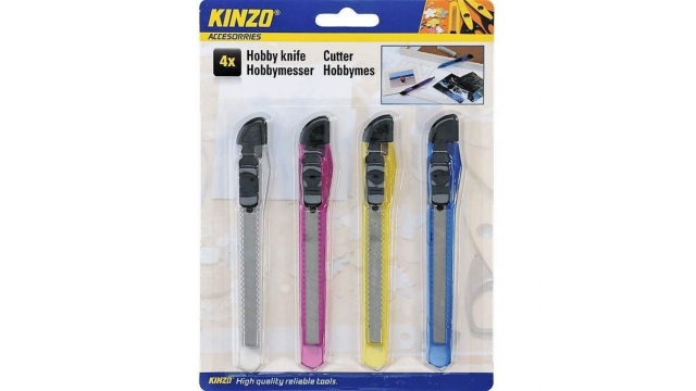 Kinzo Hobbymessen 4 Stuks