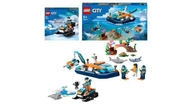 Lego City 66768 Sneeuwscooter Poolonderzoek + Verkenningsduikboot