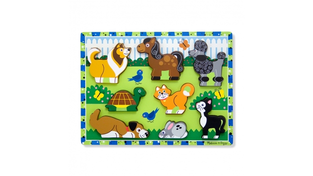 Melissa & Doug Houten Puzzel Huisdieren