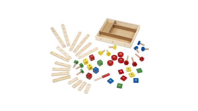 Melissa & Doug Houten Constructie Set 48-delig