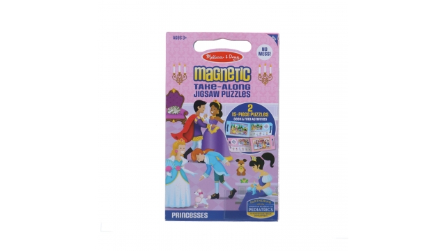 Melissa & Doug Magneetpuzzel Princess 2x 15 Stukjes