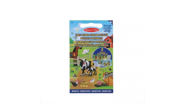 Melissa & Doug Magneetpuzzel Safari 2x 15 Stukjes