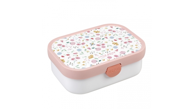 Mepal Campus Lunchbox Little Dutch Flowers and Butterflies Roze/Wit