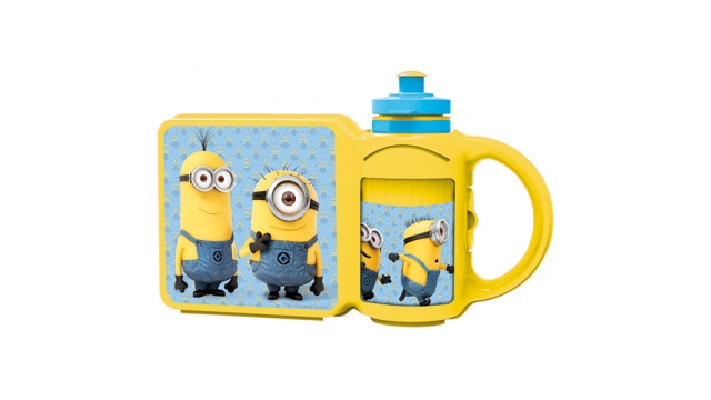 Minions Combi Set Lunchbox En Drinkfles