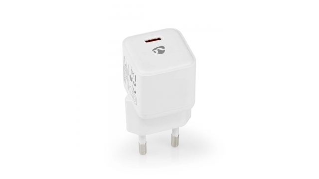 Nedis WCMPD20W100WT Oplader 1.67 / 2.22 / 3.0 A Outputs: 1 Usb-c™ 20 W Automatische Voltage Selectie