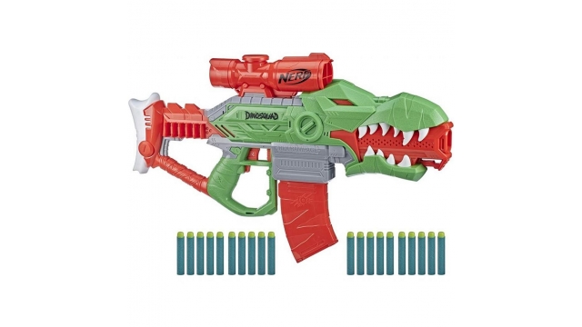 Nerf Dinosquad Rex-Rampage Blaster + 20 Darts