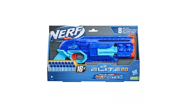 Nerf Elite 2.0 Trailblazer RD 8 Wild Edition Blaster + 16 Darts