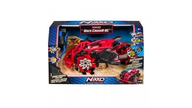 Nikko RC Rock CrushR Rood