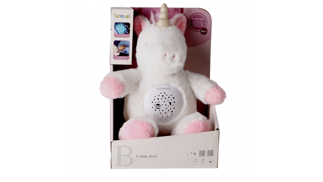 Knuffelprojector Unicorn + Licht en Geluid