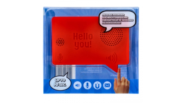 Memo Recorder Magnetisch Rood