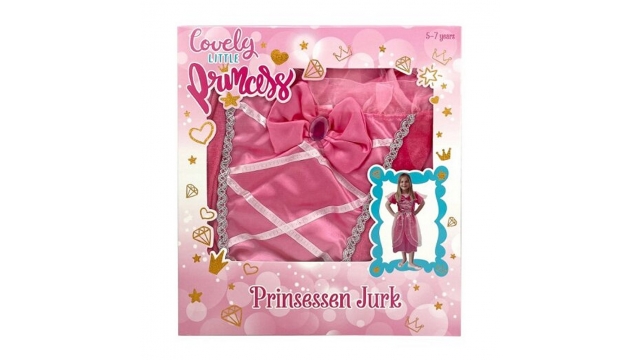 Prinses Verkleedjurk 5-7 Jaar Roze