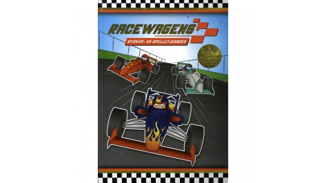 Sticker- en Speelboek Racewagens