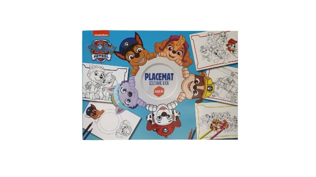 Paw Patrol Placemat/Onderleggers 12 stuks in Kleurboek