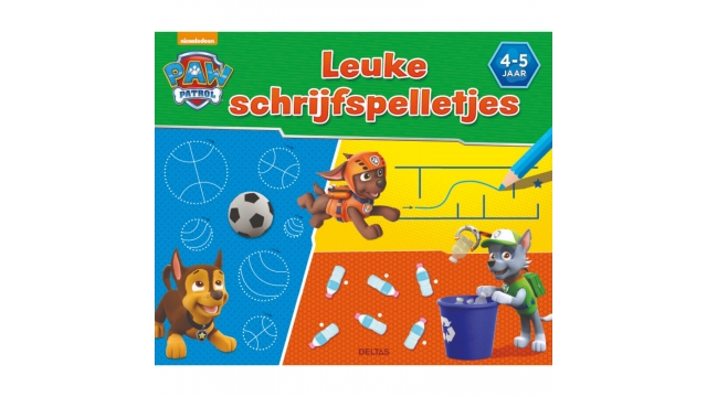 Boek Paw Patrol Leuke Schrijfspelletjes