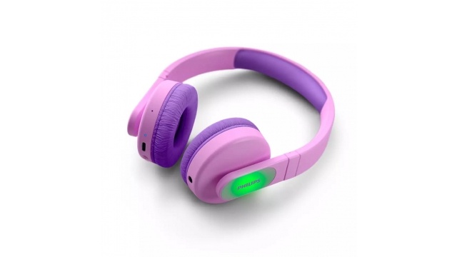 Philips TAK4206PK/00 Draadloze On-Ear Koptelefoon voor Kinderen + LED-Licht Roze