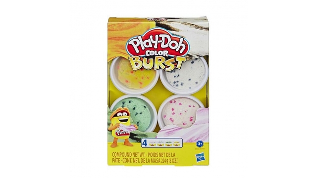 Play-Doh Kleuren Explosie met 4 Potjes Klei