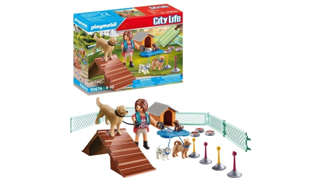 Playmobil 70676 City Life Gift Set Hondentrainster