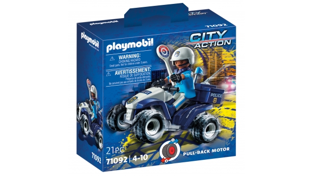 Playmobil 71092 City Action Politie Speed Quad