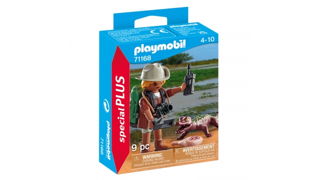 Playmobil 71168 Special Plus Onderzoeker met Kaaiman