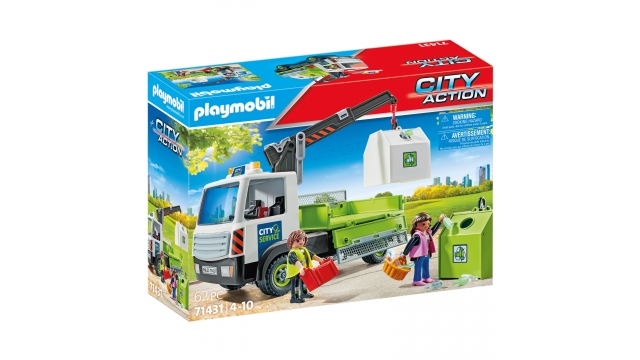 Playmobil 71431 City Action Glasbak Ophaaldienst