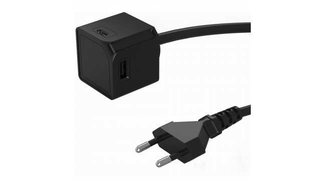 Powercube Usbcube Extended Usb A En C Zwart