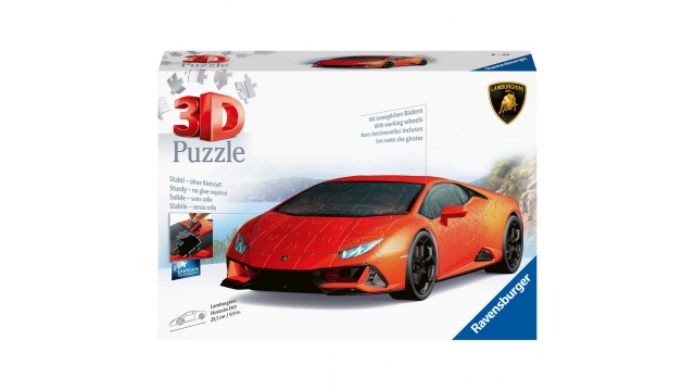 Ravensburger 3D Puzzel Lamborgini Huracán EVO 108 Stukjes