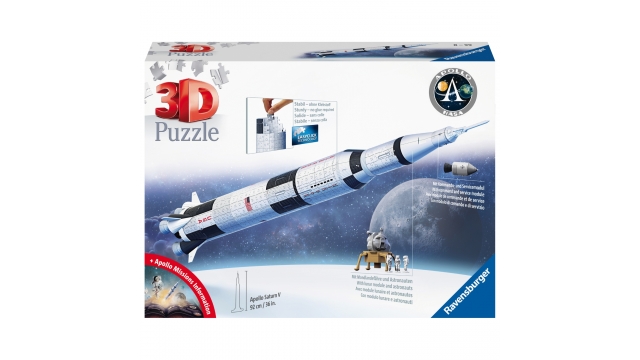 Ravensburger 3D Puzzel Apollo Saturn V Raket 440 Stukjes