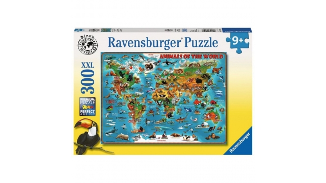 Ravensburger Puzzel Dieren Over De Wereld 300 Stukjes