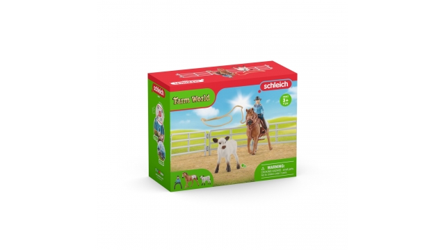 Schleich Farm World Team Roping met Cowgirl