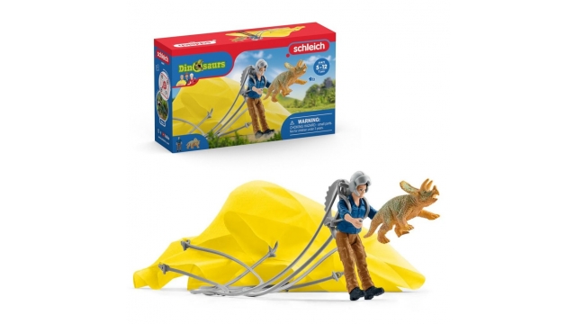 Schleich Dinosaurs Parachutistenredding