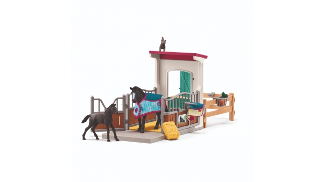 Schleich Horse Club Paardenbox + Merrie en Veulen