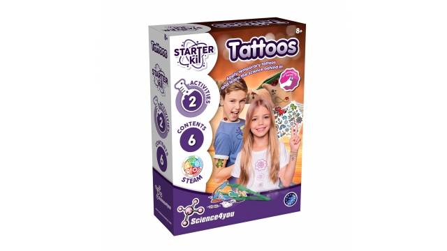 Science4you Starter Kit Tattoos