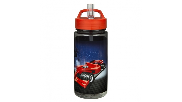 Scooli Drinkfles Speed Racer 500 ml Rood/Zwart