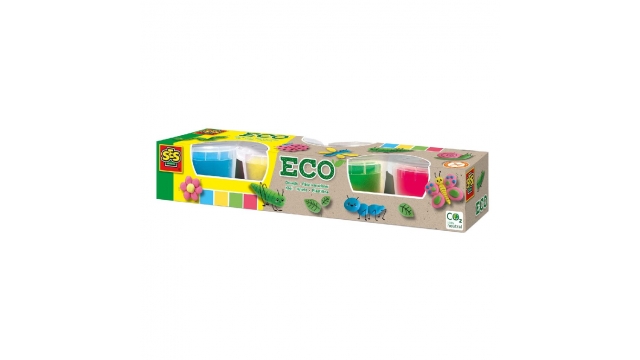 SES Creative ECO Klei 4 Kleuren