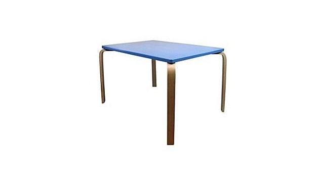 Simply for Kids TR4119 Houten Tafel 70x45cm Blauw