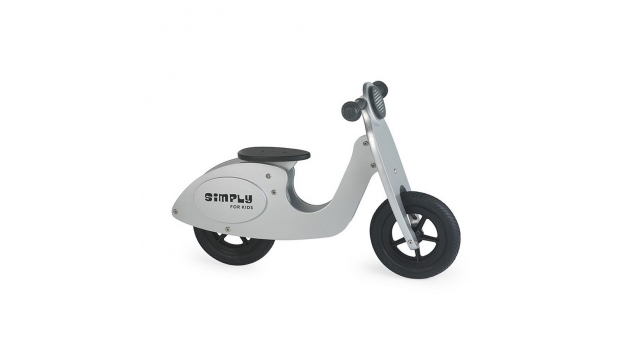 Simply for Kids Houten Loopscooter Zilver