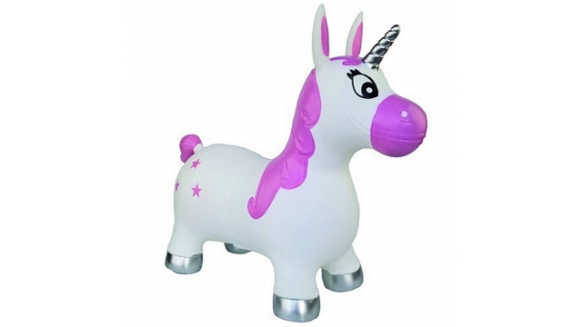 Simply for Kids Skippy Animal Eenhoorn Wit/Roze/Zilver