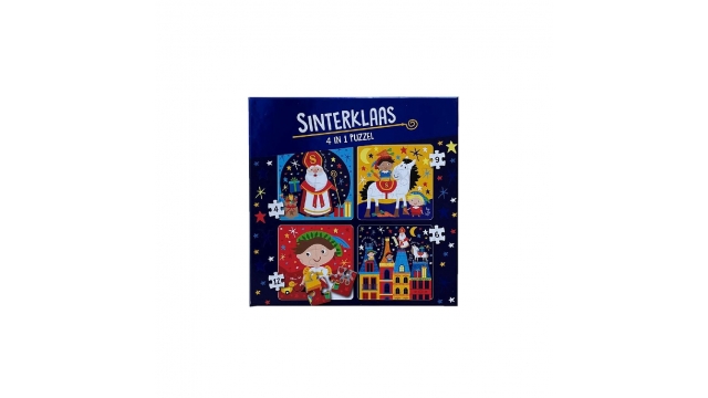 Sinterklaas 4in1 Puzzel 4-12 Stukjes