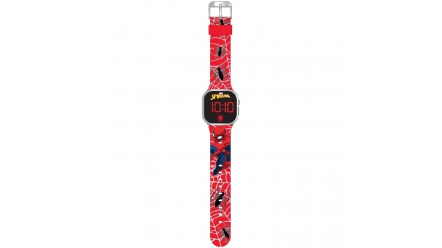 Spiderman LED Horloge Rood