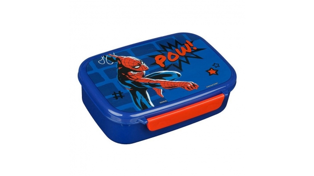 Spiderman Lunchbox Blauw/Rood