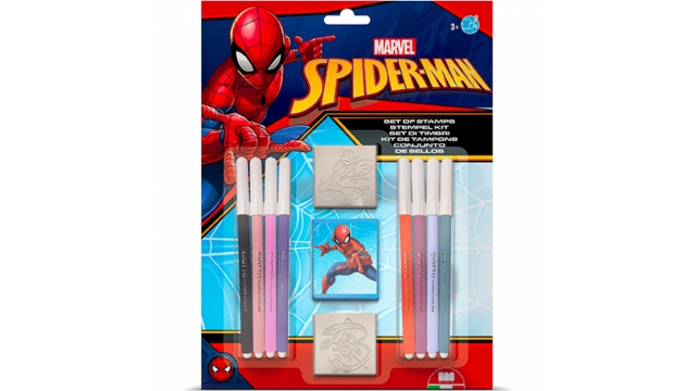 Spiderman Stempelset 11-delig