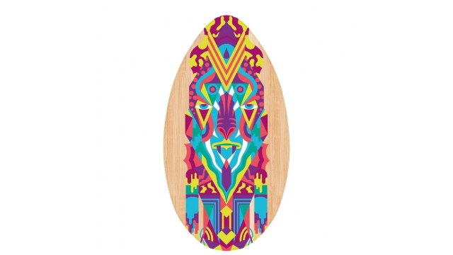 SportX Houten Skimboard Inca 94 cm