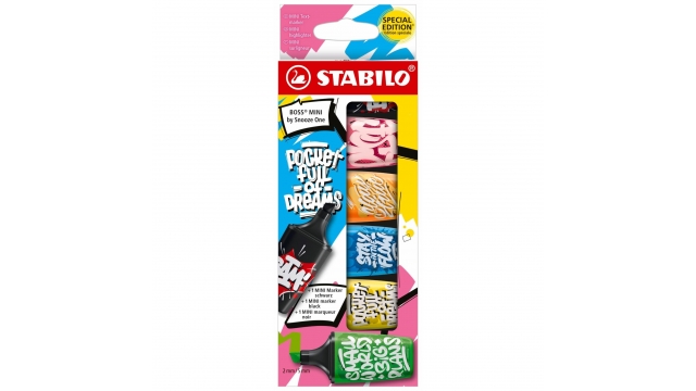 Stabilo Boss Mini Snooze One Markers 6 Stuks