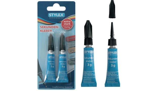 Stylex Secondenlijm 3 ml 2 Stuks