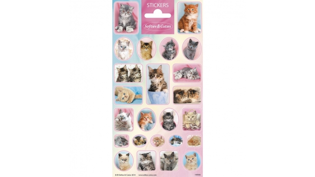 Stickers Softies and Cuties Schattige Katjes