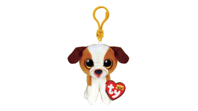 TY Beanie Boos Clip Knuffel Bulldog Hugo 7 cm