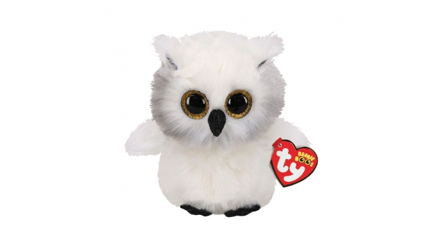 TY Beanie Boos Knuffel Uil Austin 15 cm